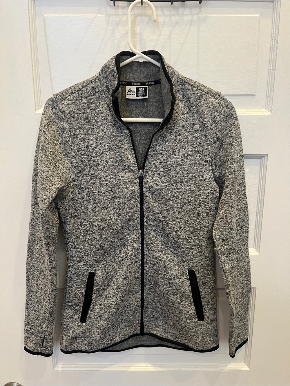 NWOT RBX Gray Marled Lightweight Full-Zip Jacket Small